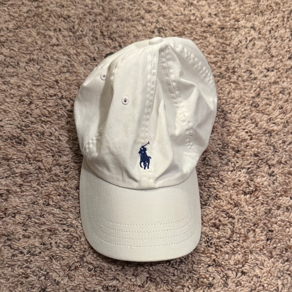 White Polo Ralph Lauren Cap